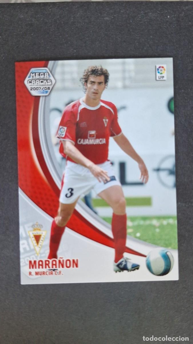 Cromos de F&uacute;tbol: L3 MARA&Ntilde;ON REAL MURCIA C. F. 206 PANINI MEGACRACKS 2007 2008 07 08