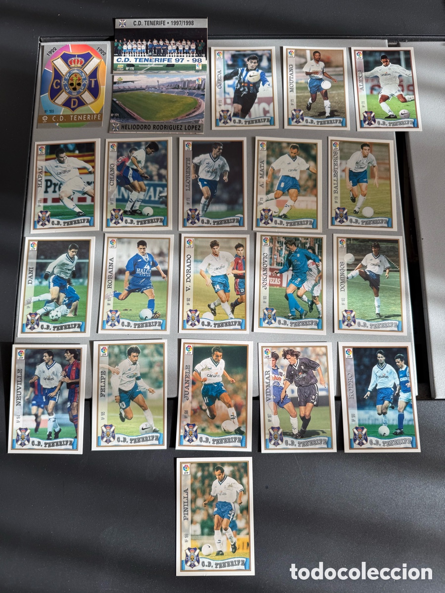 Cromos de F&uacute;tbol: MUNDICROMO 97-98. C.D TENERIFE. 22 Cromos