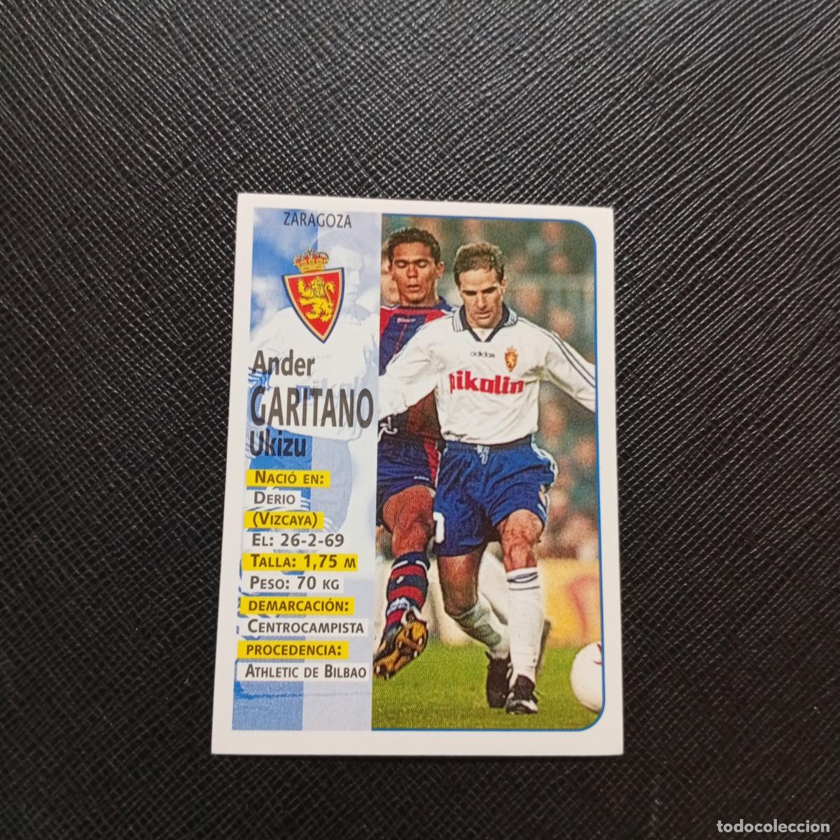 Cromos de F&uacute;tbol: 248 GARITANO ZARAGOZA PANINI 1998 1999 FUTBOL CROMO 98 99 - SIN PEGAR - A173 PG52