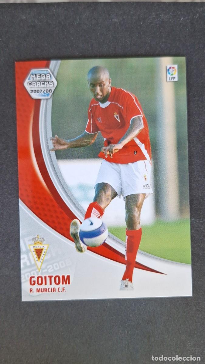 Cromos de F&uacute;tbol: L3 GOITOM REAL MURCIA C. F. 215 PANINI MEGACRACKS 2007 2008 07 08