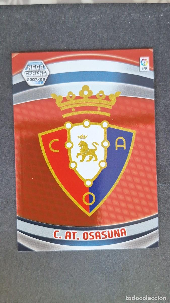 Cromos de F&uacute;tbol: L3 ESCUDO C. A. OSASUNA 217 PANINI MEGACRACKS 2007 2008 07 08