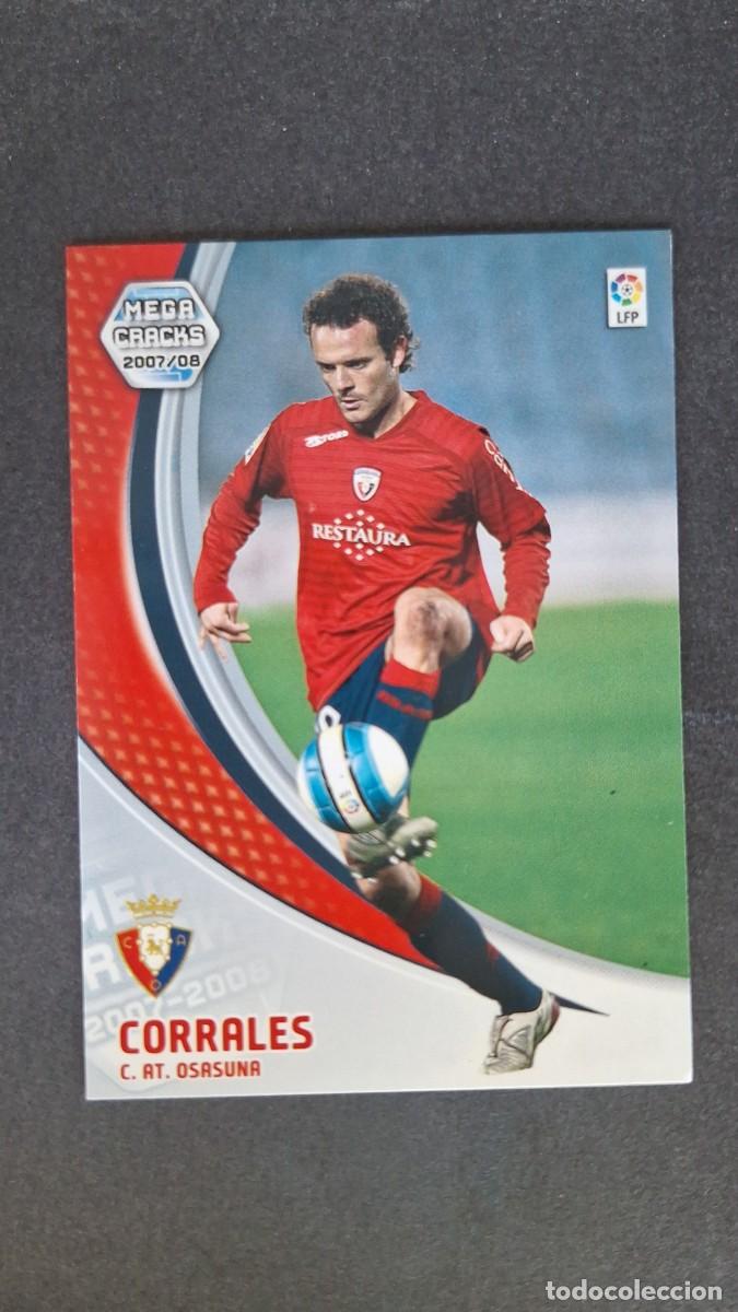 Cromos de F&uacute;tbol: L3 CORRALES C. A. OSASUNA 224 PANINI MEGACRACKS 2007 2008 07 08