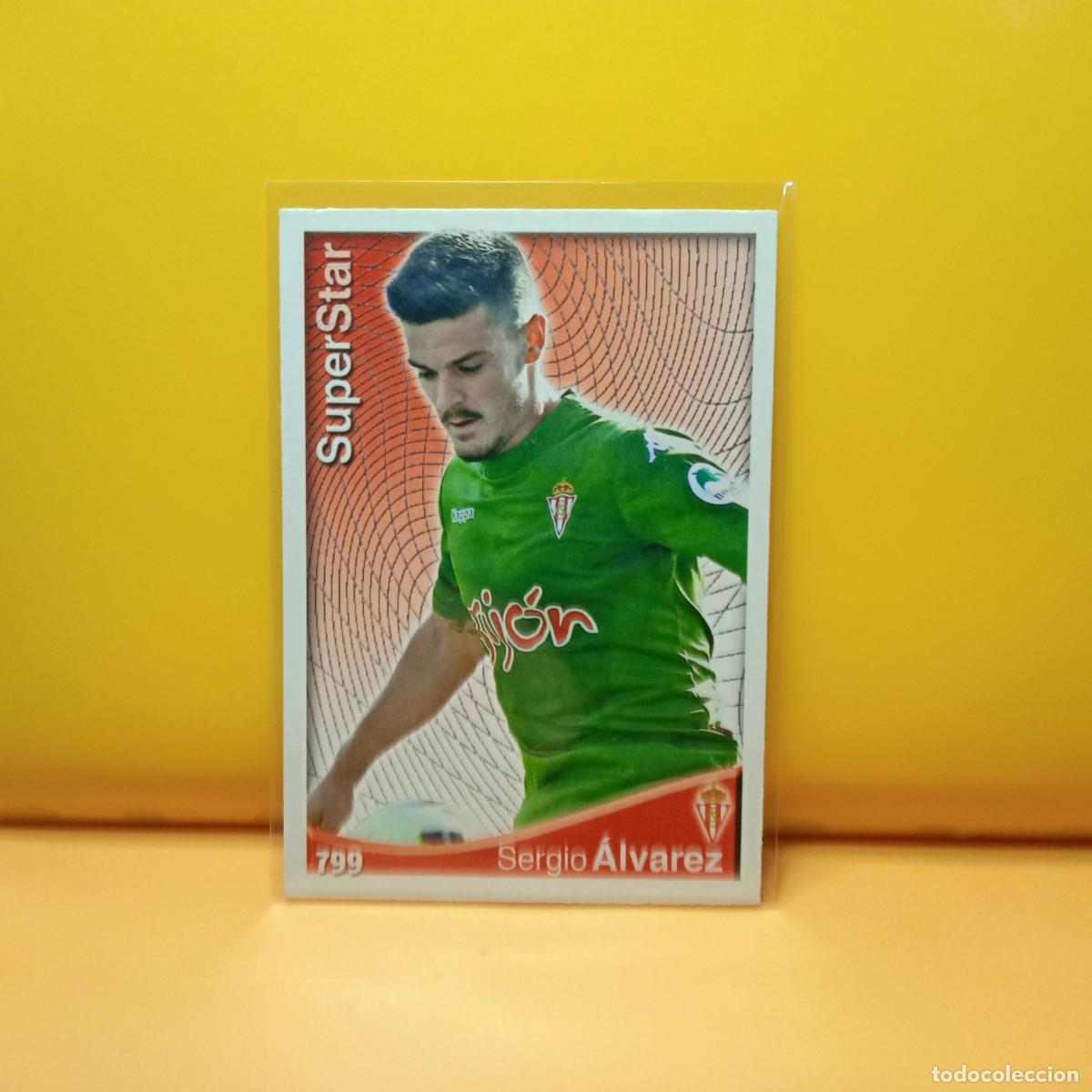 Cromos de F&uacute;tbol: MUNDICROMO 2014 2015 14 15 SPORTING DE GIJ&Oacute;N SUPERSTAR SERGIO &Aacute;LVAREZ 799