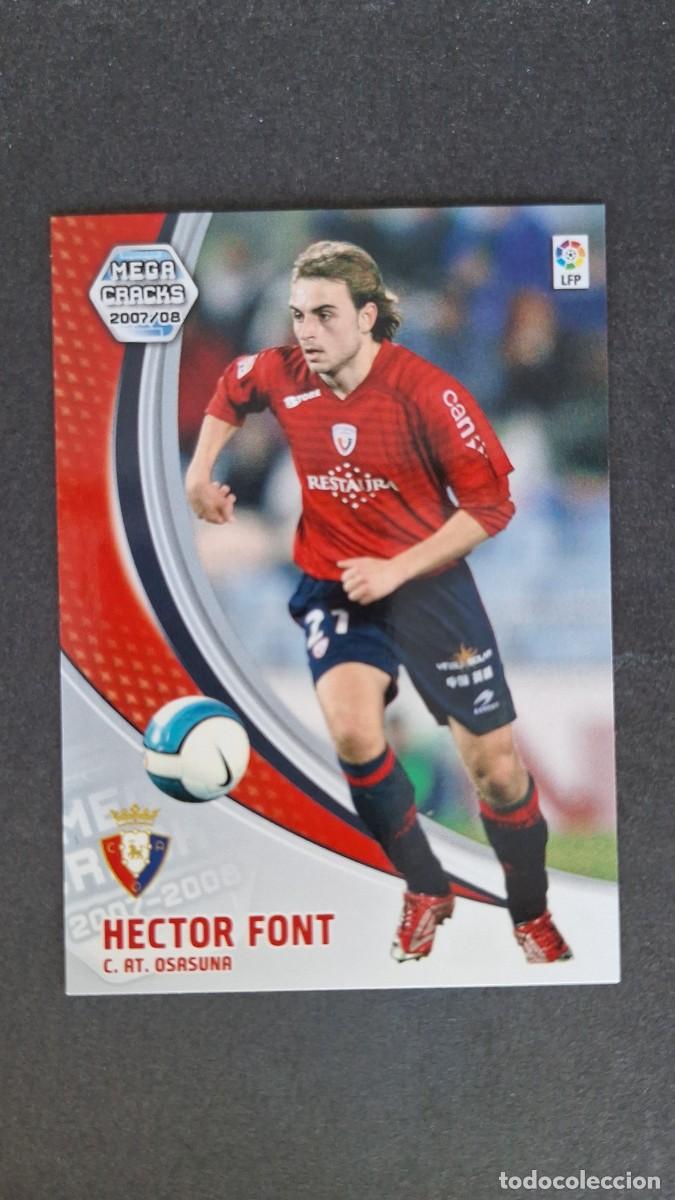 Cromos de F&uacute;tbol: L3 HECTOR FONT C. A. OSASUNA 232 PANINI MEGACRACKS 2007 2008 07 08