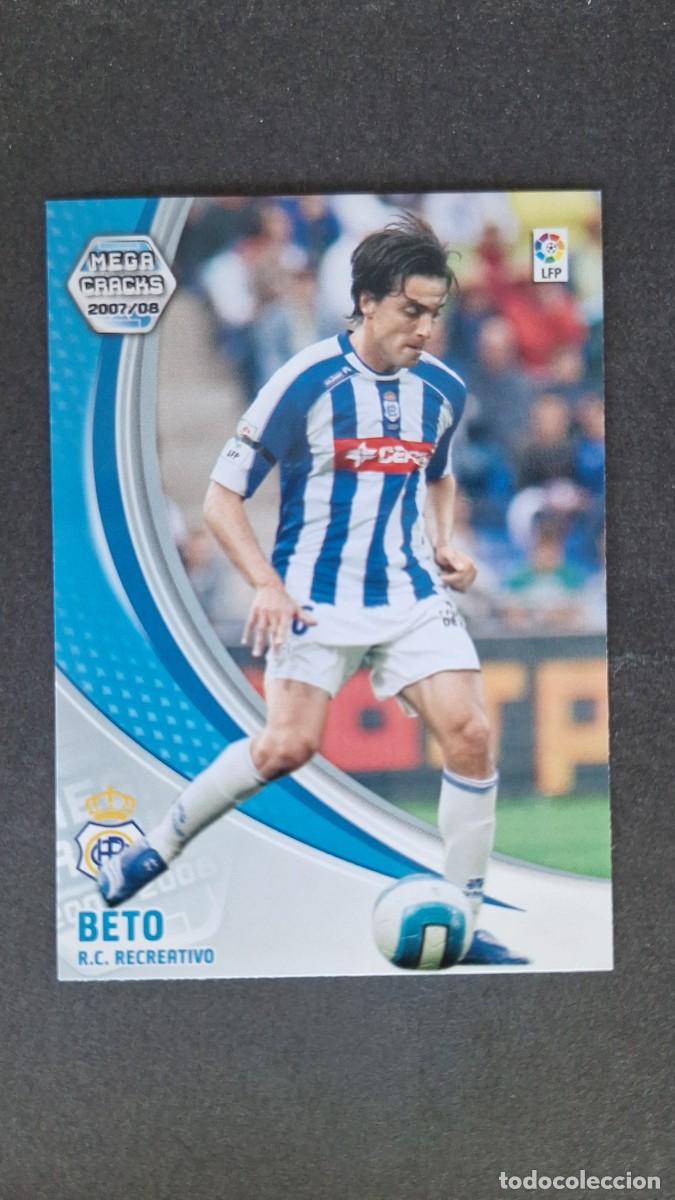 Cromos de F&uacute;tbol: L3 BETO RECREATIVO DE HUELVA 256 PANINI MEGACRACKS 2007 2008 07 08