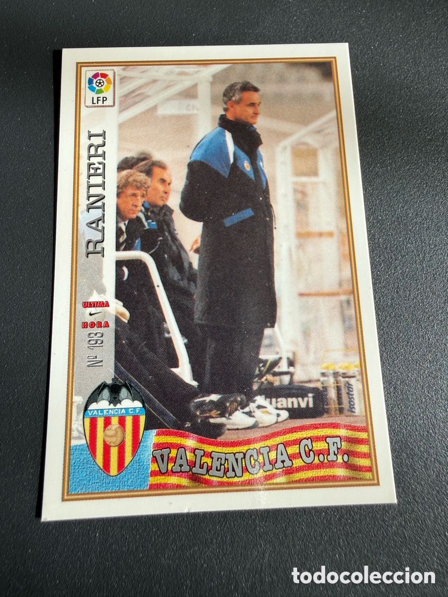 Cromos de F&uacute;tbol: MUNDICROMO 97-98. n 193. UH. RANIERI ( Valencia cf)