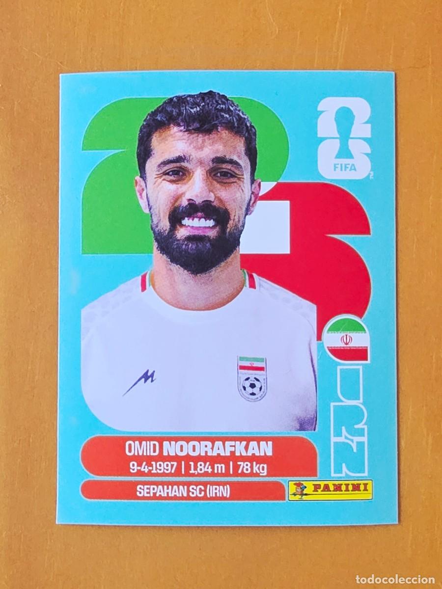 Cromos de F&uacute;tbol: IRN 14 Omid Noorafkan, Rep&uacute;blica Isl&aacute;mica de Ir&aacute;n, Panini FIFA World Cup Mundial 2026 Sticker