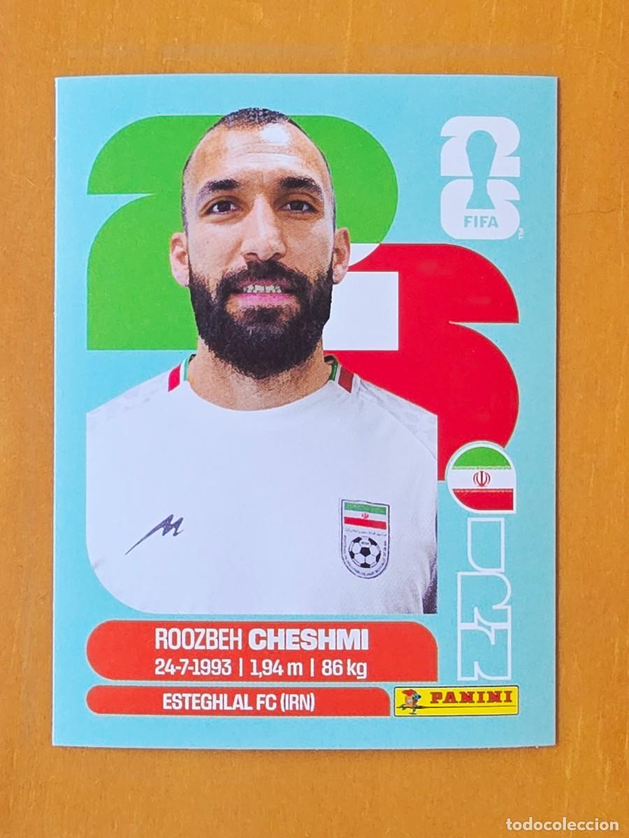 Cromos de F&uacute;tbol: IRN 15 Roozbeh Cheshmi, Rep&uacute;blica Isl&aacute;mica de Ir&aacute;n, Panini FIFA World Cup Mundial 2026 Sticker