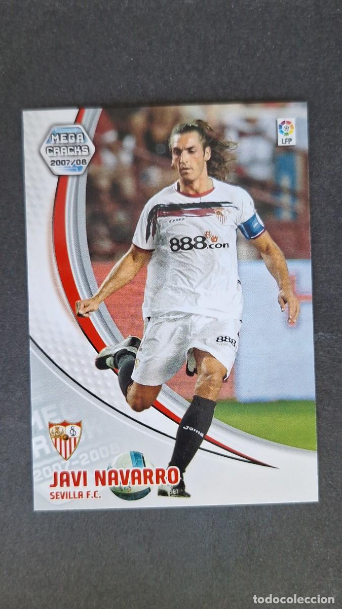 Cromos de F&uacute;tbol: L3 JAVI NAVARRO SEVILLA F. C. 275 PANINI MEGACRACKS 2007 2008 07 08
