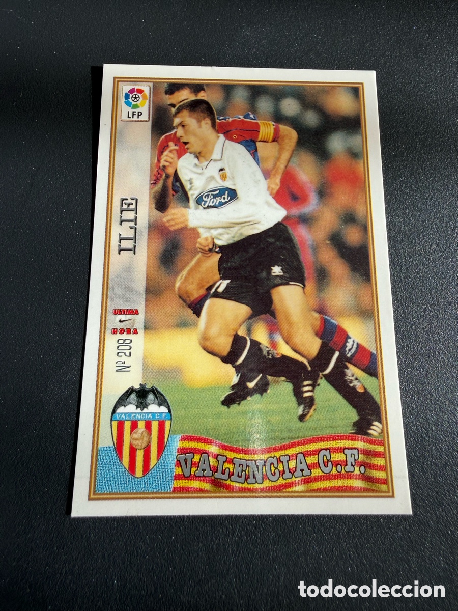 Cromos de F&uacute;tbol: MUNDICROMO 97-98. n 208 UH. ILLIE ( Valencia cf )