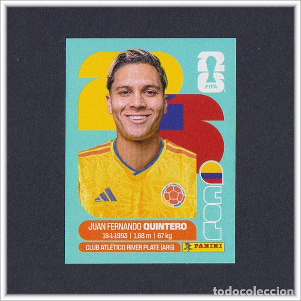 Cromos de F&uacute;tbol: FIFA WORLD CUP 2026 26 MUNDIAL PANINI QUINTERO COL 15 COLOMBIA COLECCI&Oacute;N LIGA ALBUM STICKER