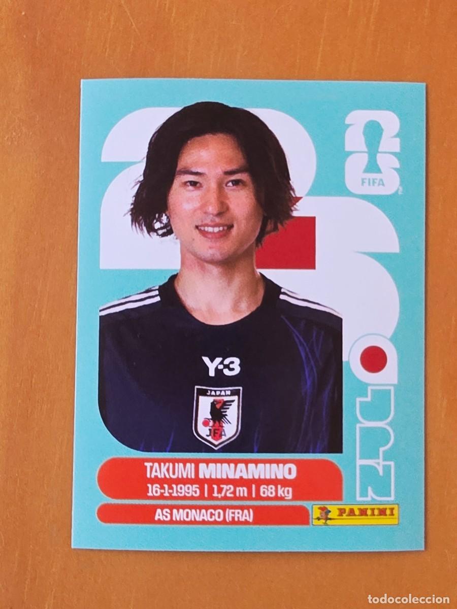 Cromos de F&uacute;tbol: JPN 16 Takumi Minanino, Jap&oacute;n, Panini FIFA World Cup Mundial 2026 Sticker