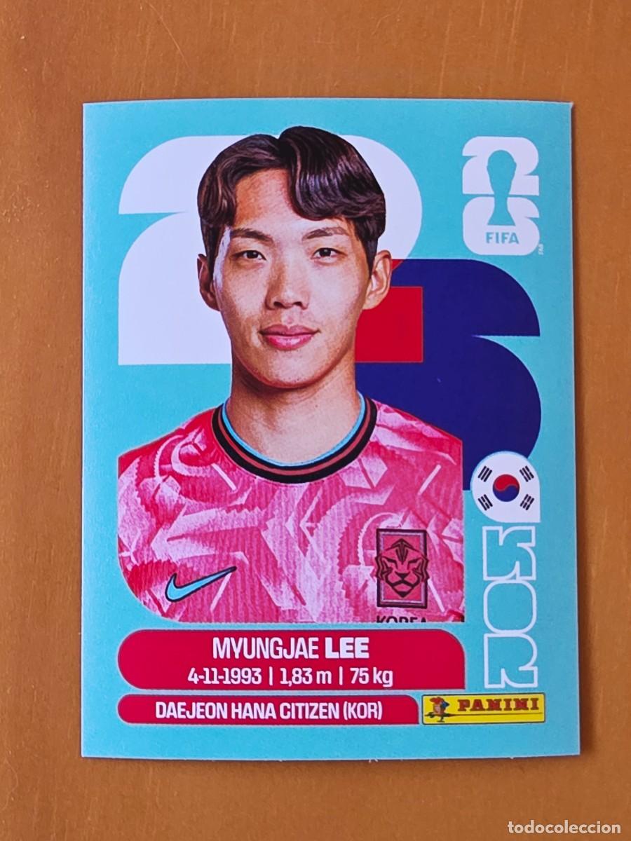Cartes &agrave; collectionner de Football: KOR 9 Myungjae Lee, Corea del Sur, Panini FIFA World Cup Mundial 2026 Sticker