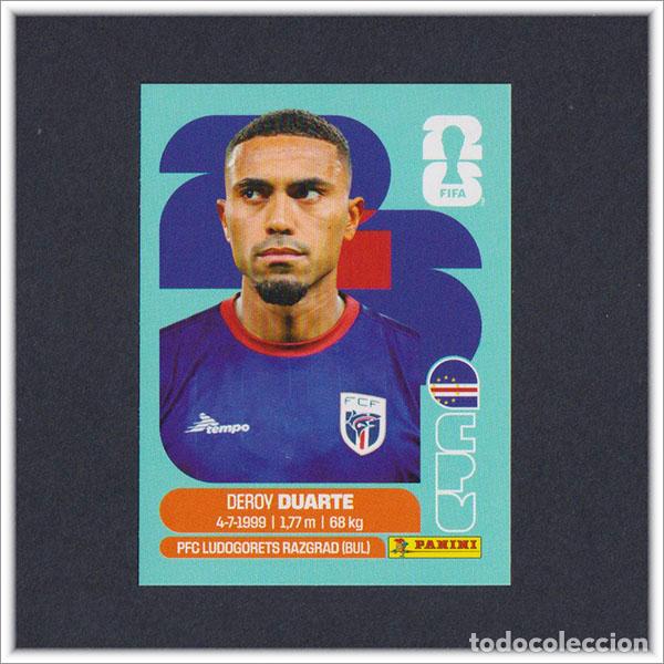 Cromos de F&uacute;tbol: FIFA WORLD CUP 2026 26 MUNDIAL PANINI DEROY DUARTE CPV 14 CABO VERDE COLECCI&Oacute;N LIGA ALBUM STICKER