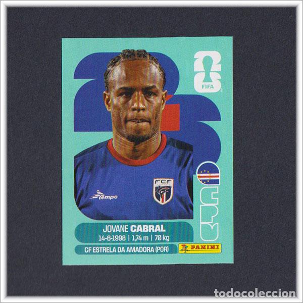 Fu&szlig;ball-Sticker: FIFA WORLD CUP 2026 26 MUNDIAL PANINI JOVANE CABRAL CPV 16 CABO VERDE COLECCI&Oacute;N LIGA ALBUM STICKER