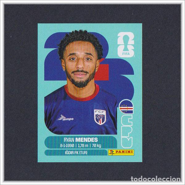 Fu&szlig;ball-Sticker: FIFA WORLD CUP 2026 26 MUNDIAL PANINI RYAN MENDES CPV 17 CABO VERDE COLECCI&Oacute;N LIGA ALBUM STICKER