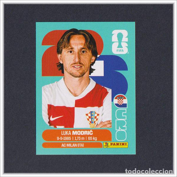 Cromos de f&uacute;tbol: FIFA WORLD CUP 2026 26 MUNDIAL PANINI LUKA MODRIC CRO 9 CROACIA COLECCI&Oacute;N LIGA ALBUM STICKER
