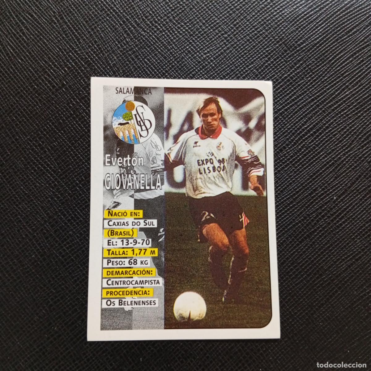 Cromos de Futebol: 268 GIOVANELLA SALAMANCA PANINI 1998 1999 FUTBOL CROMO 98 99 - SIN PEGAR - A173 PG55