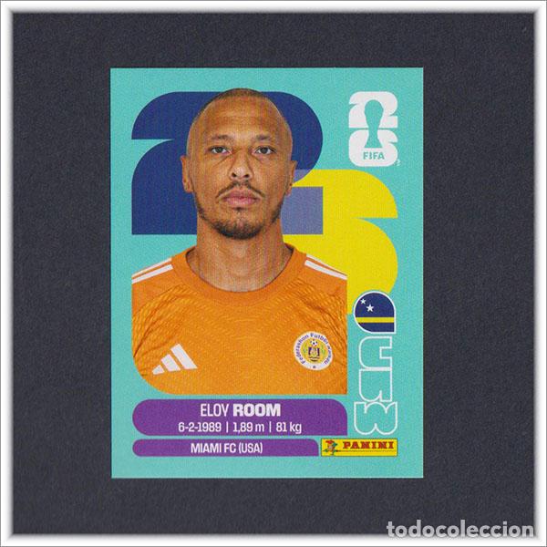 Cromos de Futebol: FIFA WORLD CUP 2026 26 MUNDIAL PANINI ELOY ROOM CUW 2 CURAZAO COLECCI&Oacute;N LIGA ALBUM STICKER