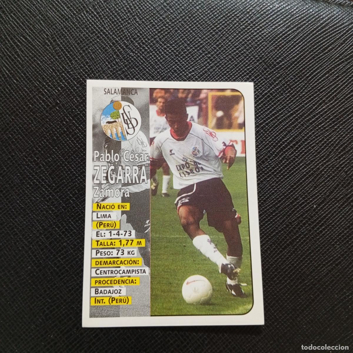 Cromos de Futebol: 271 ZEGARRA SALAMANCA PANINI 1998 1999 FUTBOL CROMO 98 99 - SIN PEGAR - A173 PG56