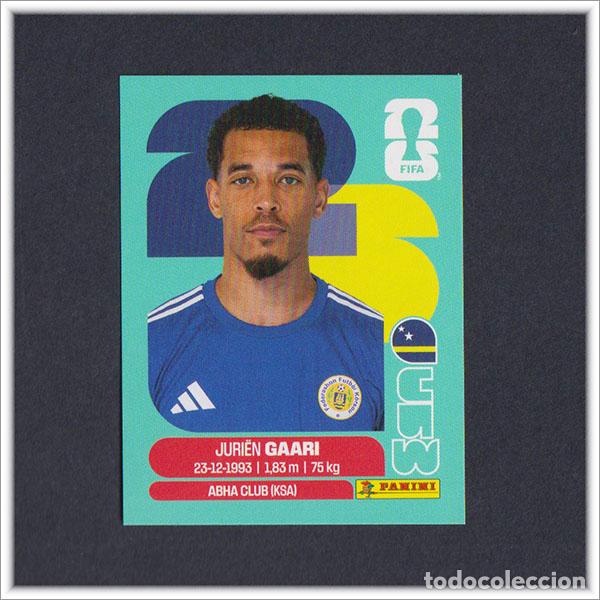 Cromos de Futebol: FIFA WORLD CUP 2026 26 MUNDIAL PANINI JURIEN GAARI CUW 5 CURAZAO COLECCI&Oacute;N LIGA ALBUM STICKER