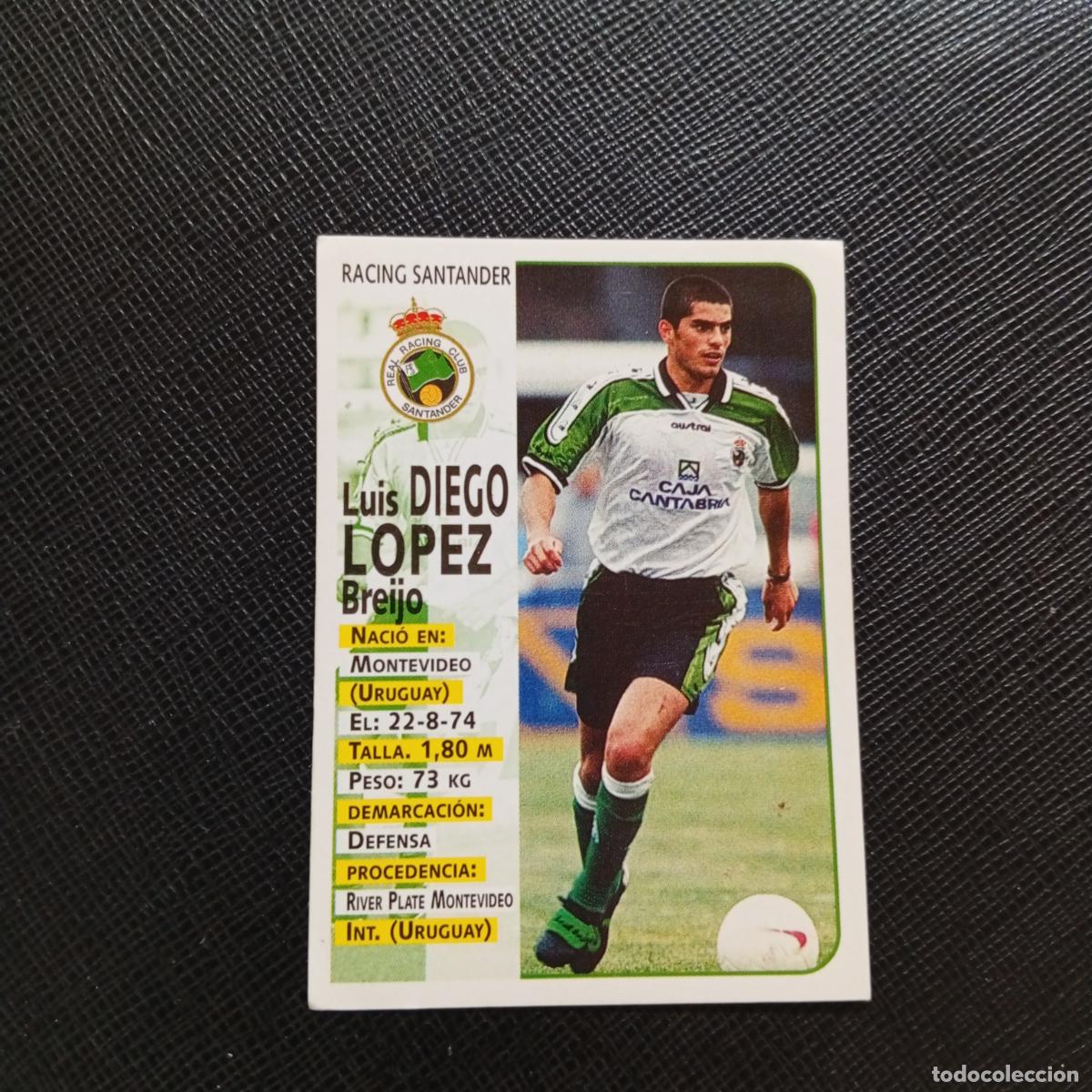 Cromos de F&uacute;tbol: 280 DIEGO LOPEZ RACING SANTANDER PANINI 1998 1999 FUTBOL CROMO 98 99 - SIN PEGAR - A115 PG82