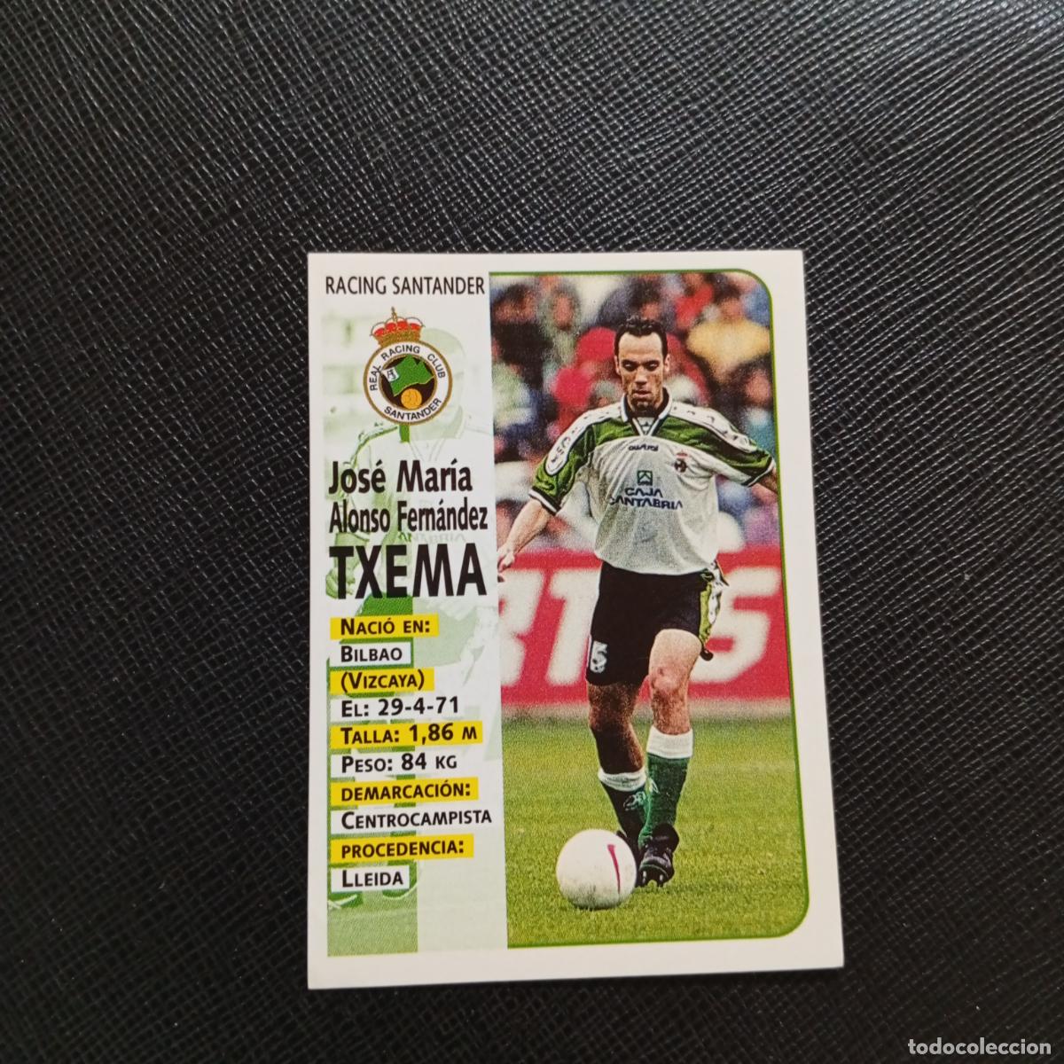 Cromos de F&uacute;tbol: 283 TXEMA RACING SANTANDER PANINI 1998 1999 FUTBOL CROMO 98 99 - SIN PEGAR - A115 PG91