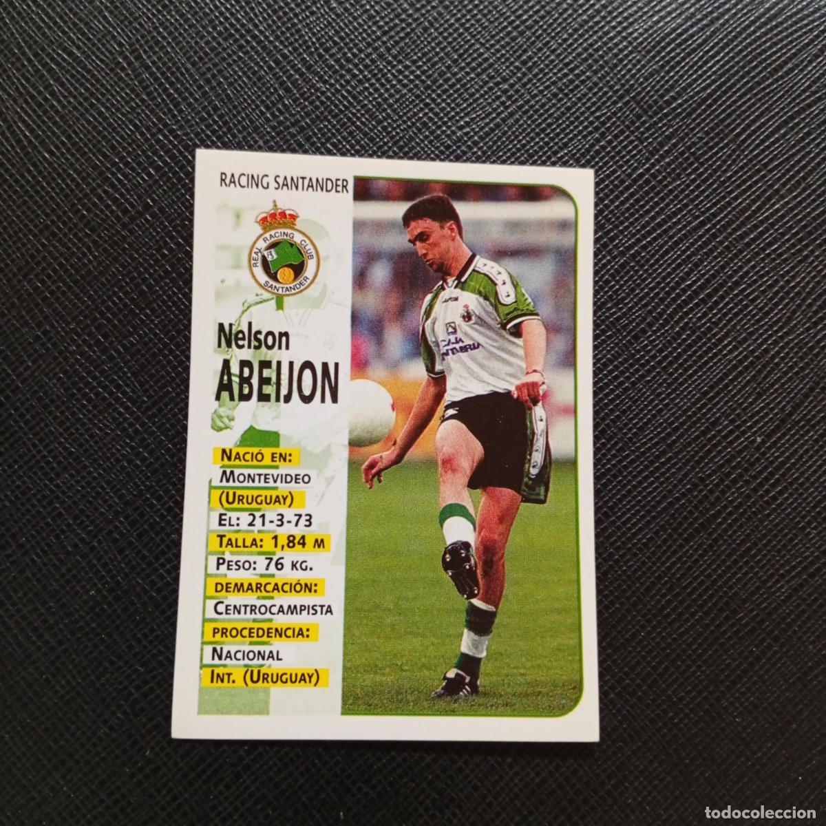 Cromos de F&uacute;tbol: 284 ABEIJON RACING SANTANDER PANINI 1998 1999 FUTBOL CROMO 98 99 - SIN PEGAR - A115 PG91