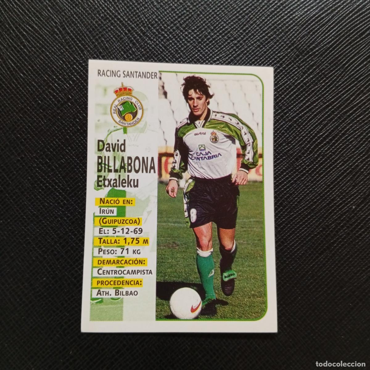 Cromos de F&uacute;tbol: 285 BILLABONA RACING SANTANDER PANINI 1998 1999 FUTBOL CROMO 98 99 - SIN PEGAR - A115 PG100