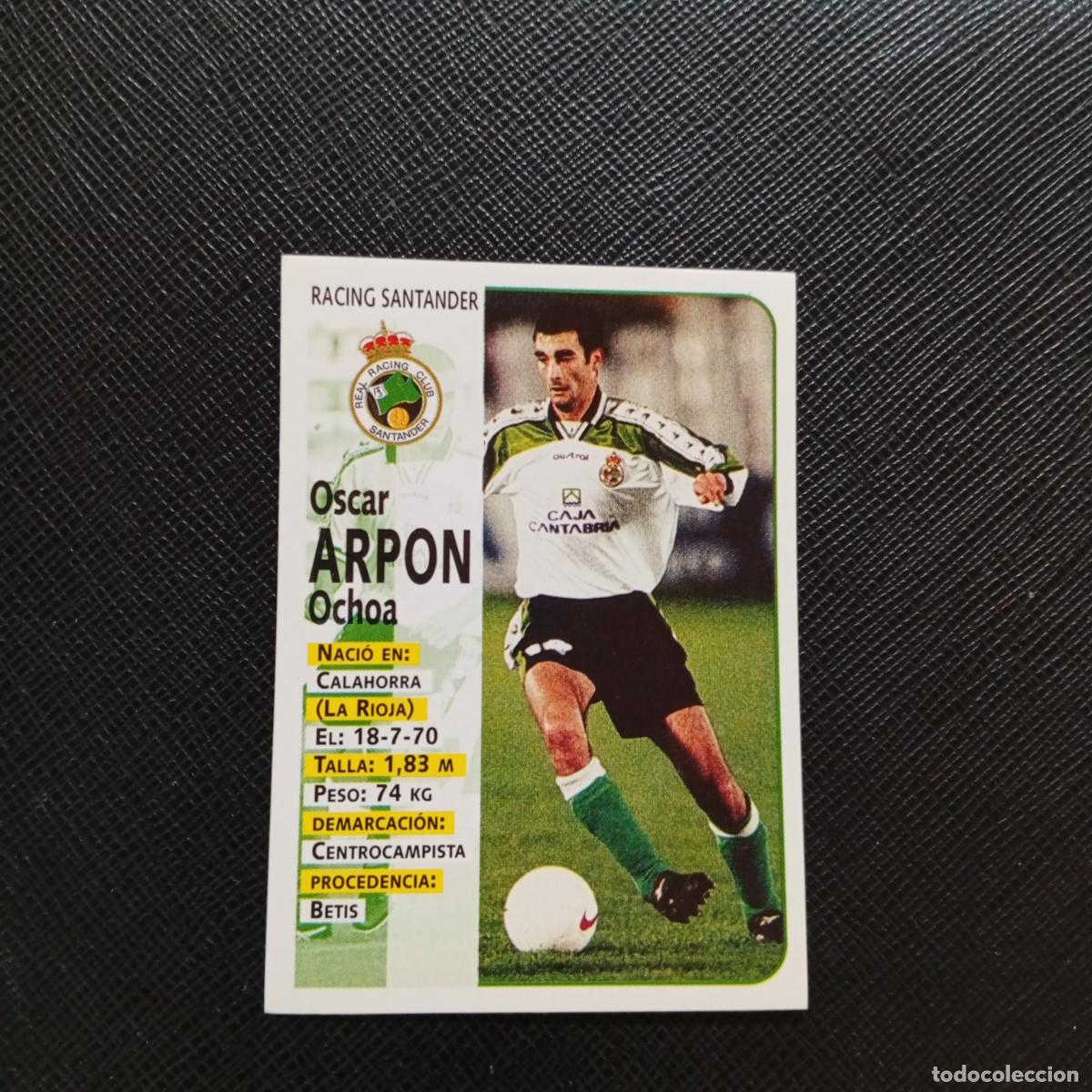 Cromos de F&uacute;tbol: 286 ARPON RACING SANTANDER PANINI 1998 1999 FUTBOL CROMO 98 99 - SIN PEGAR - A115 PG100