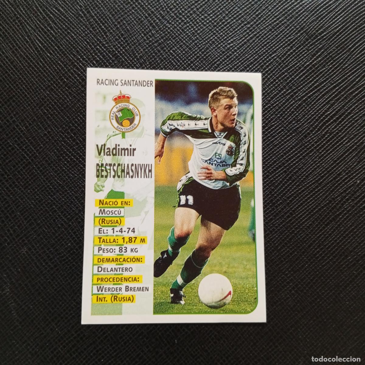 Figurine di Calcio: 292 BESTCHASNYKH RACING SANTANDER PANINI 1998 1999 FUTBOL CROMO 98 99 - SIN PEGAR - A115 PG100