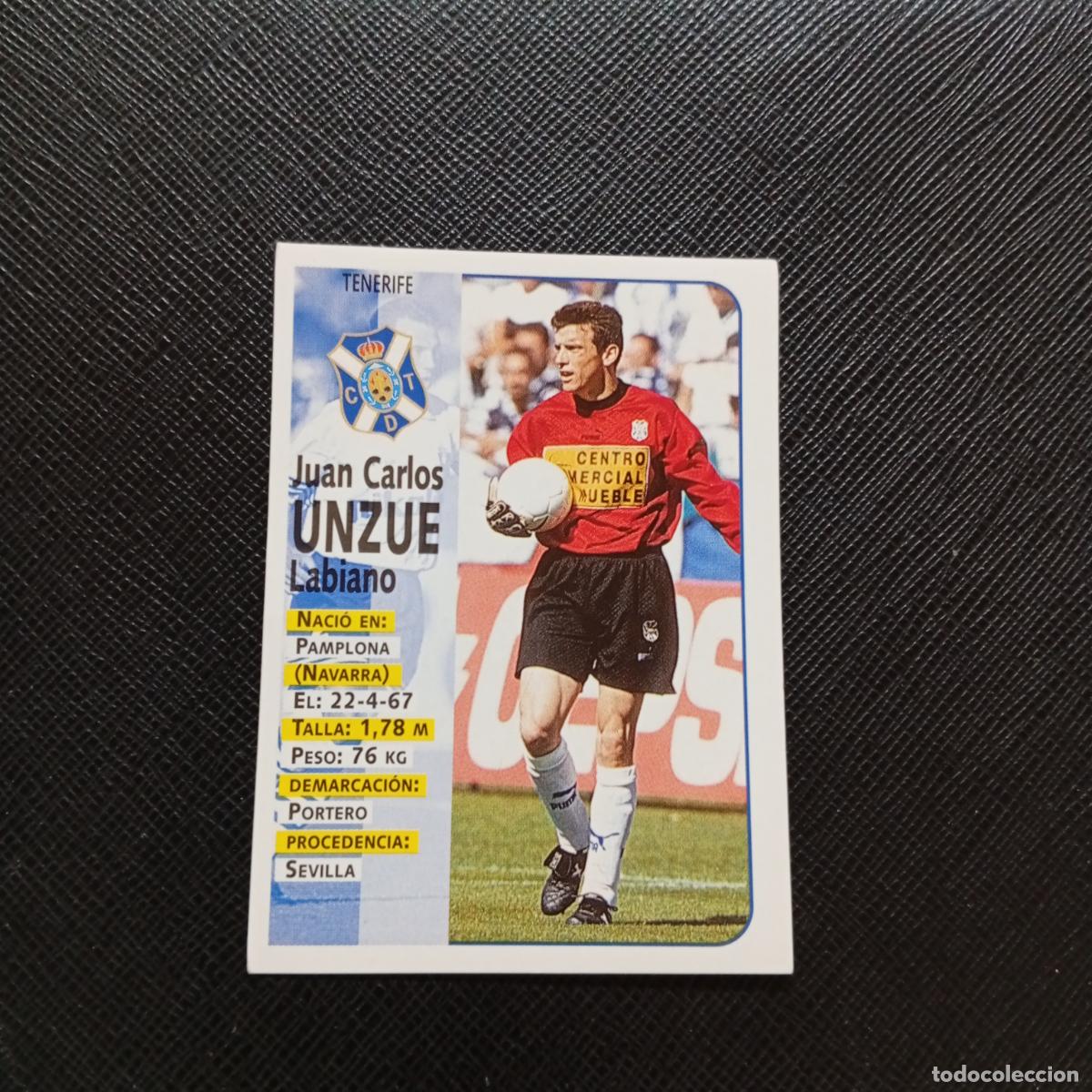 Figurine di Calcio: 295 UNZUE TENERIFE PANINI 1998 1999 FUTBOL CROMO 98 99 - SIN PEGAR - A115 PG109
