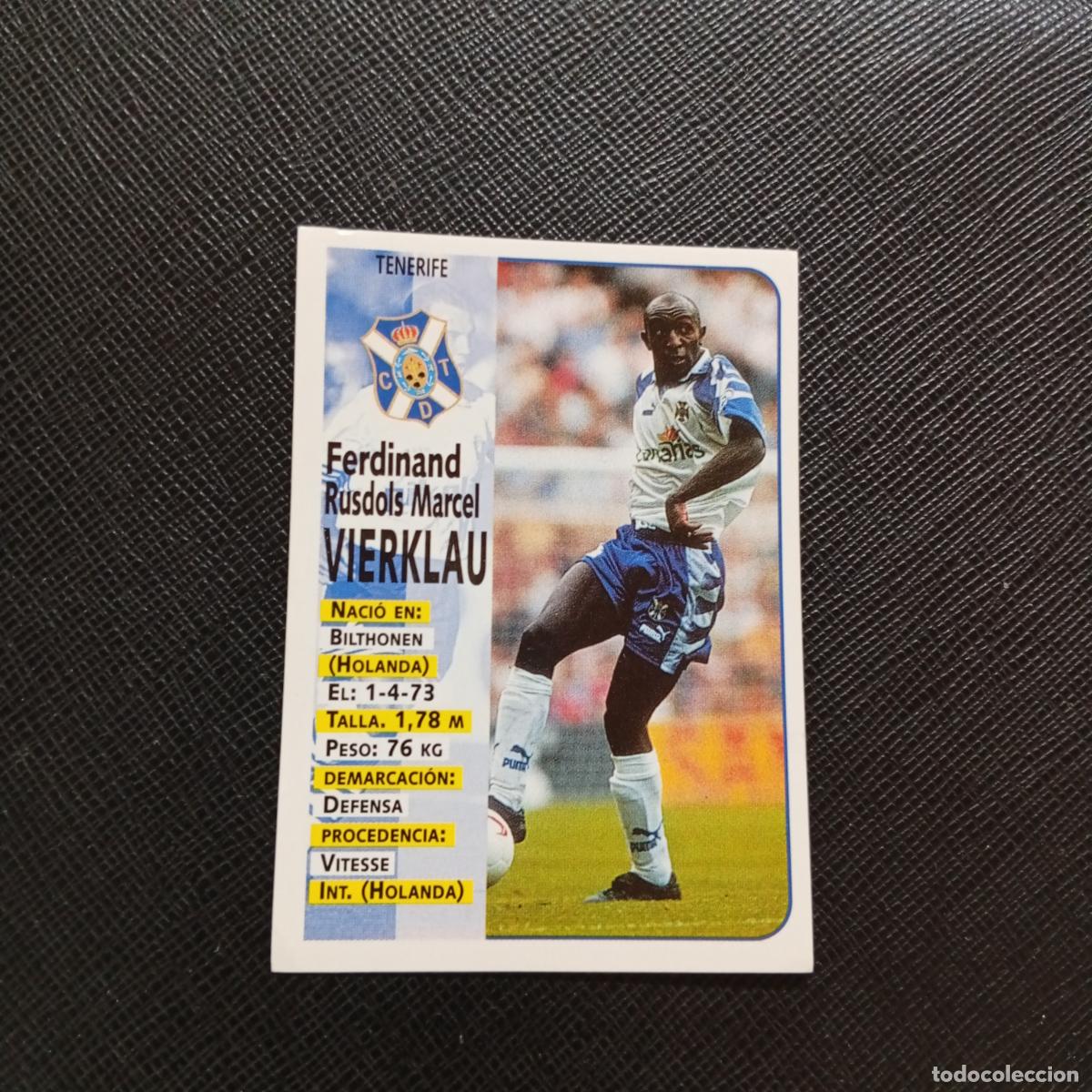 Figurine di Calcio: 300 VIERKLAU TENERIFE PANINI 1998 1999 FUTBOL CROMO 98 99 - SIN PEGAR - A115 PG118