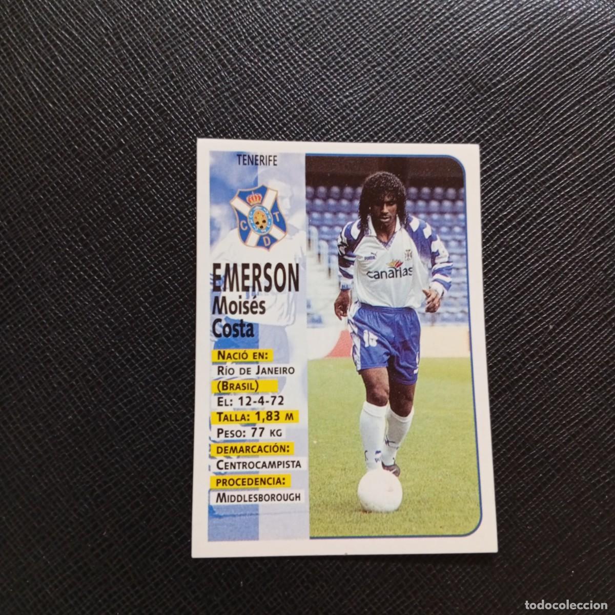 Figurine di Calcio: 303 EMERSON TENERIFE PANINI 1998 1999 FUTBOL CROMO 98 99 - SIN PEGAR - A115 PG127