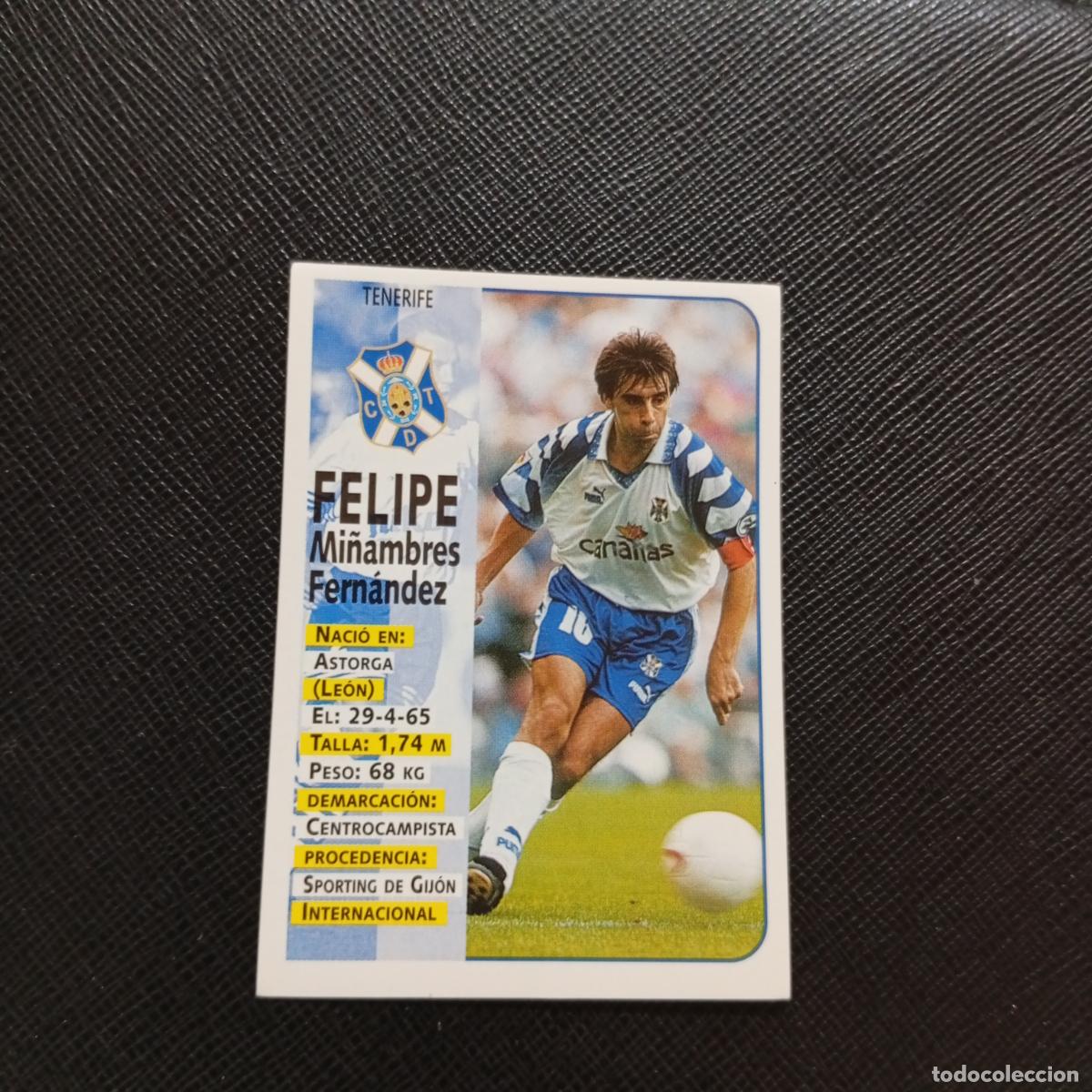 Figurine di Calcio: 305 FELIPE TENERIFE PANINI 1998 1999 FUTBOL CROMO 98 99 - SIN PEGAR - A115 PG127