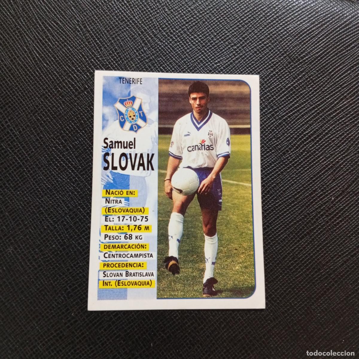 Cartes &agrave; collectionner de Football: 306 SLOKAV TENERIFE PANINI 1998 1999 FUTBOL CROMO 98 99 - SIN PEGAR - A115 PG127