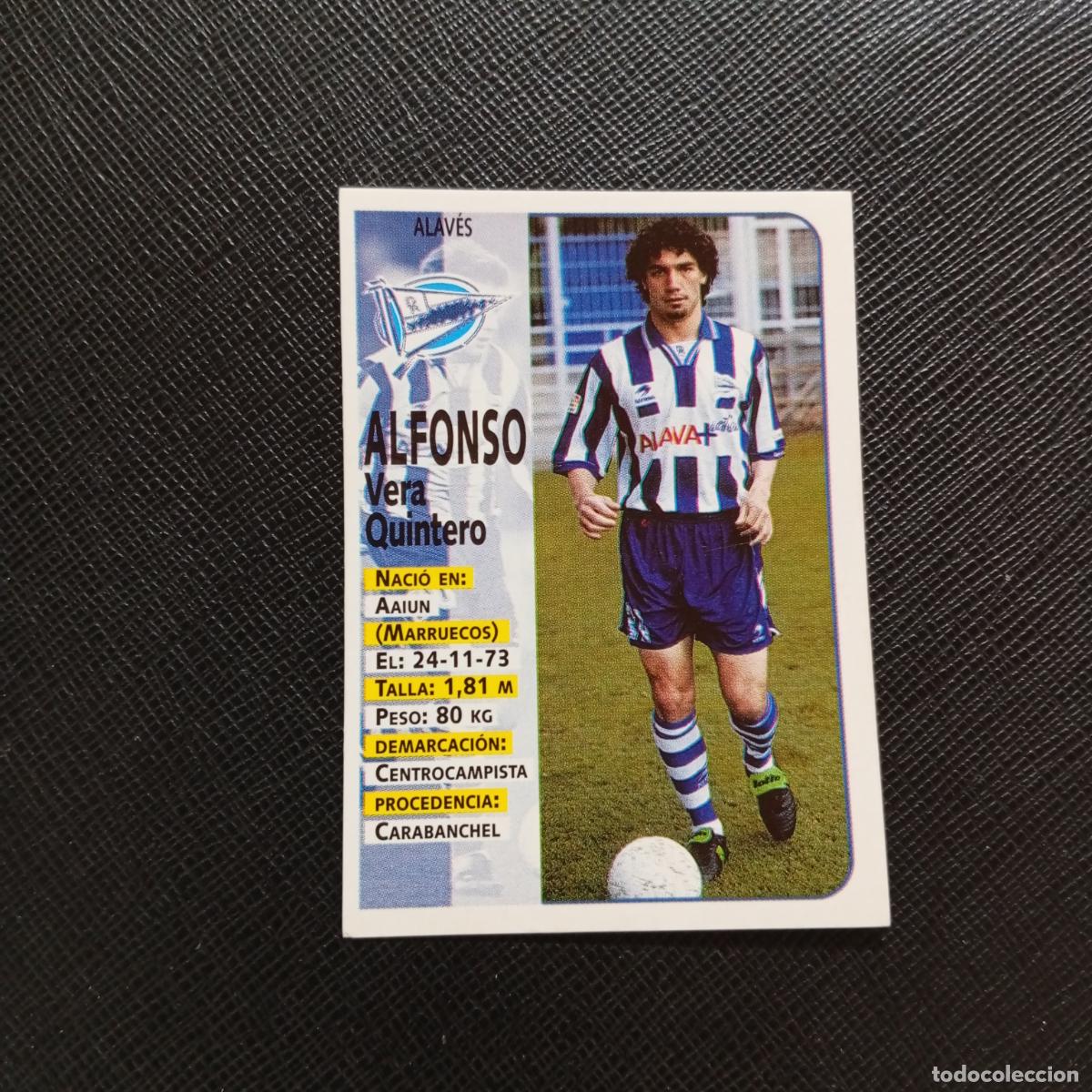 Cartes &agrave; collectionner de Football: 321 ALFONSO ALAVES PANINI 1998 1999 FUTBOL CROMO 98 99 - SIN PEGAR - A115 PG145