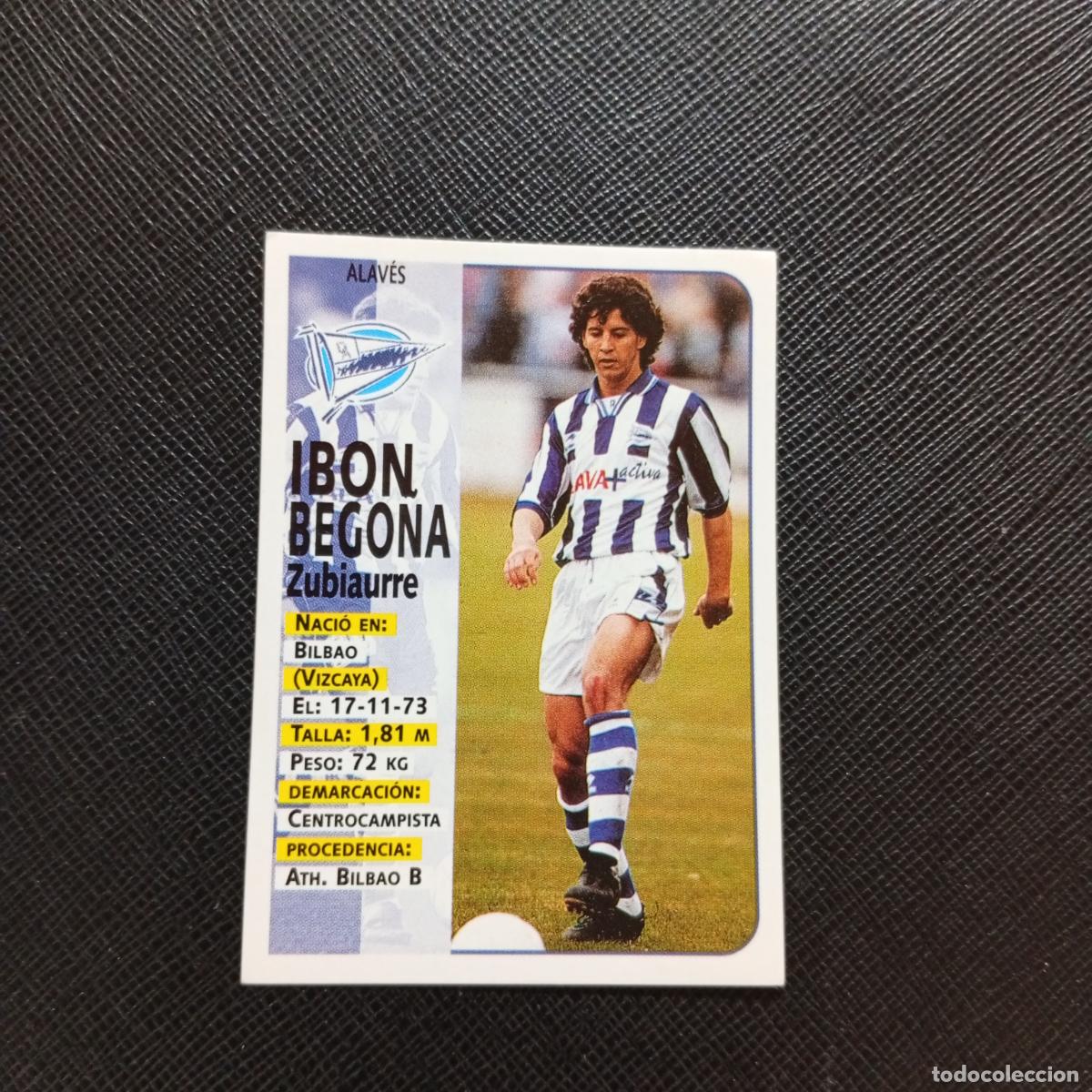 Cartes &agrave; collectionner de Football: 324 IBON BEGO&Ntilde;A ALAVES PANINI 1998 1999 FUTBOL CROMO 98 99 - SIN PEGAR - A115 PG154
