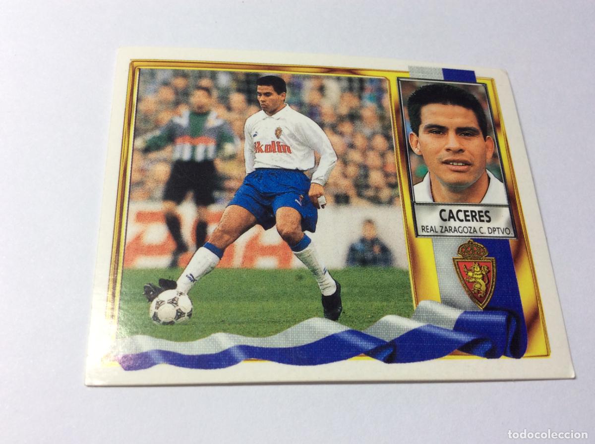 Cromos de F&uacute;tbol: C&aacute;ceres Real Zaragoza Este 95 96 1995 1996