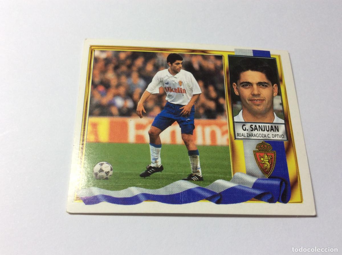 Cromos de F&uacute;tbol: Garc&iacute;a Sanjuan Real Zaragoza Este 95 96 1995 1996