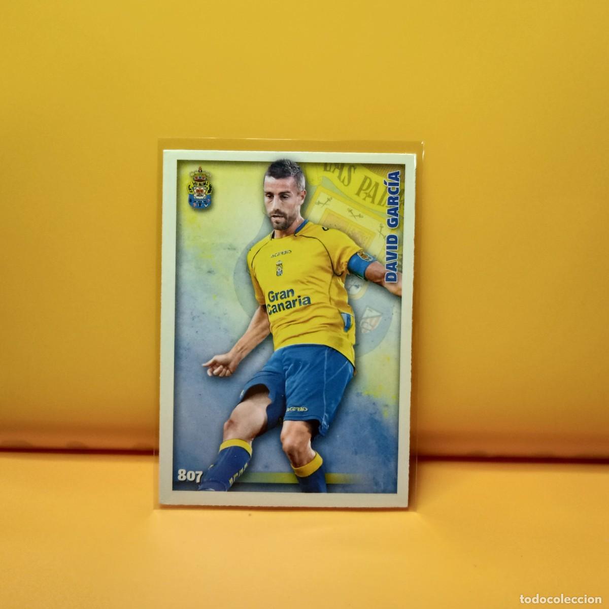 Cromos de F&uacute;tbol: MUNDICROMO 2014 2015 14 15 U.D LAS PALMAS DAVID GARC&Iacute;A 807