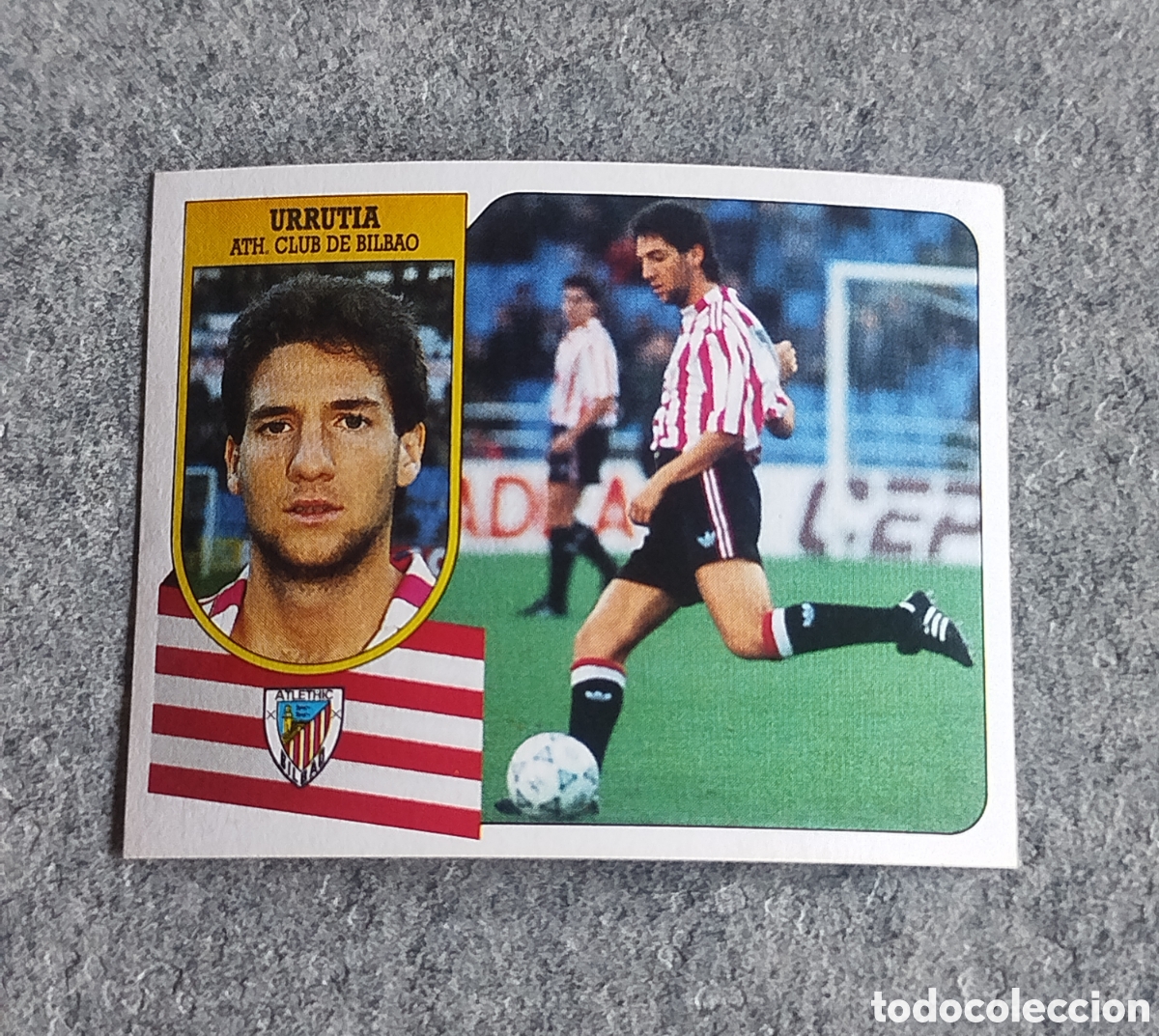Cromos de F&uacute;tbol: URRUTIA ATHLETIC BILBAO LIGA 91 92 1991 1992 EDICIONES ESTE SIN PEGAR NUNCA PEGADO CARTON CROMO