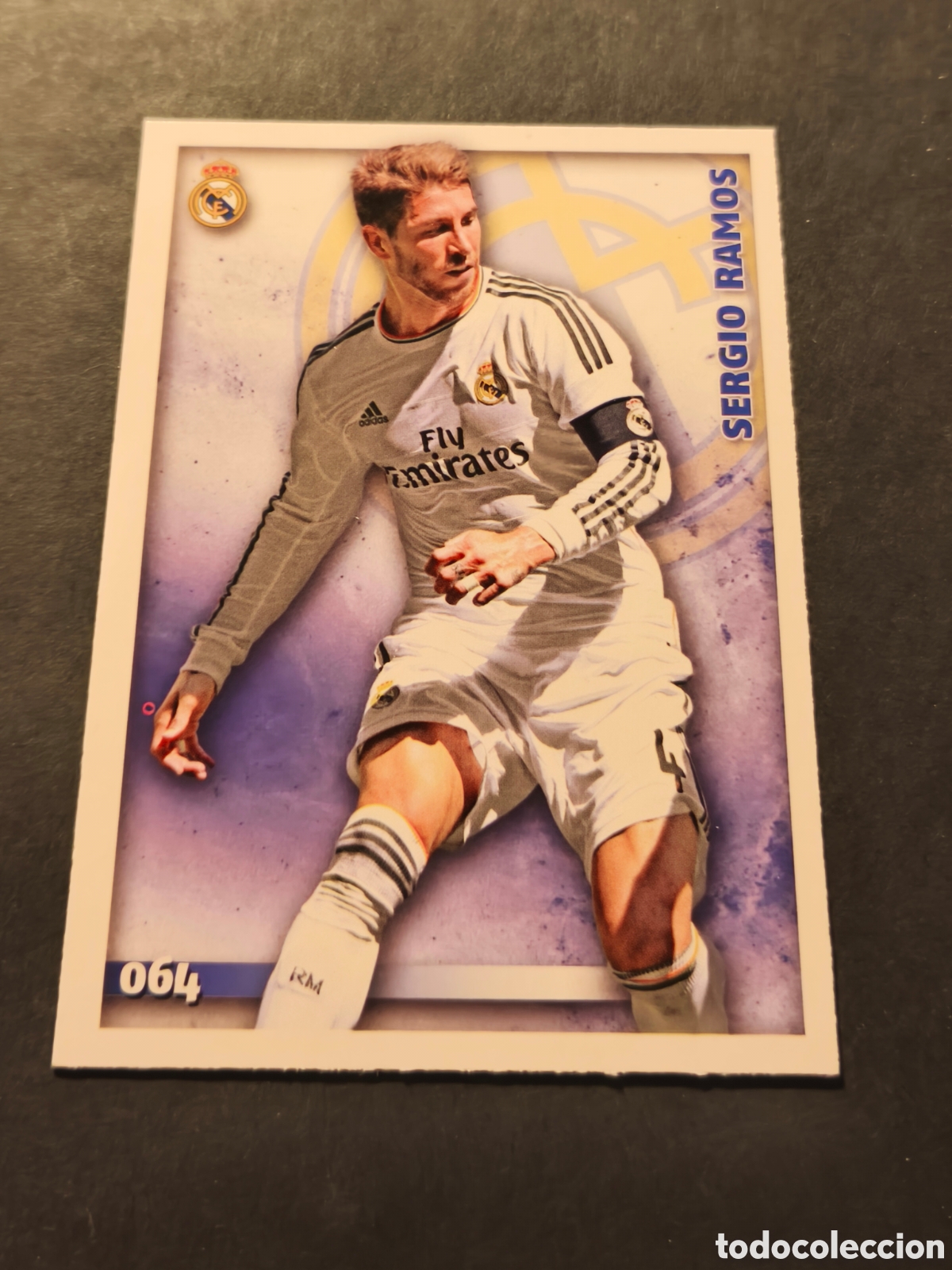 Cromos de F&uacute;tbol: 64 SERGIO RAMOS REAL MADRID MUNDICROMO 2015 BASE