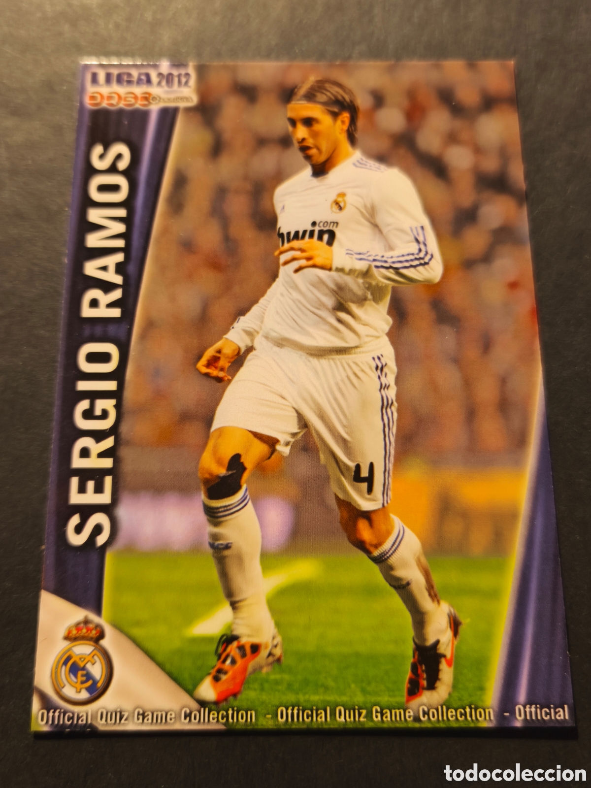 Cromos de F&uacute;tbol: 35 SERGIO RAMOS REAL MADRID MUNDICROMO 2012 BASE