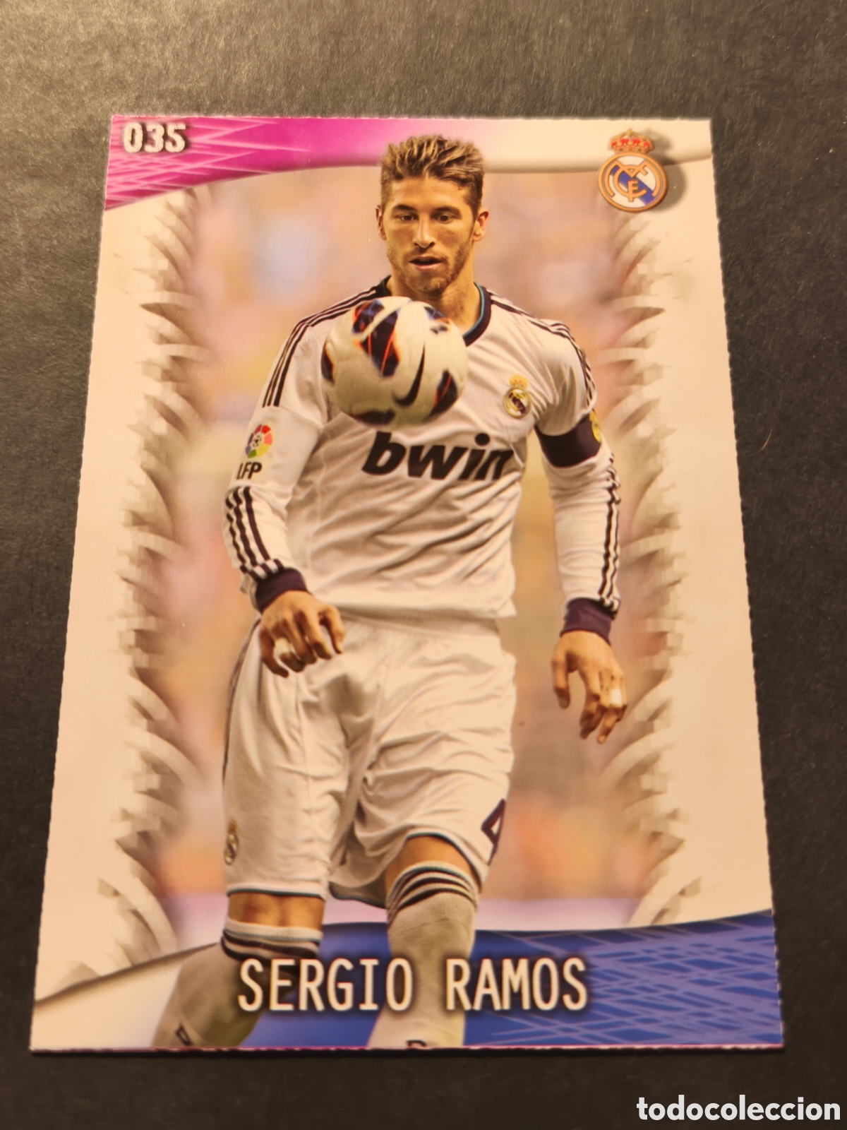 Cromos de F&uacute;tbol: 35 SERGIO RAMOS REAL MADRID MUNDICROMO 2014 BASE