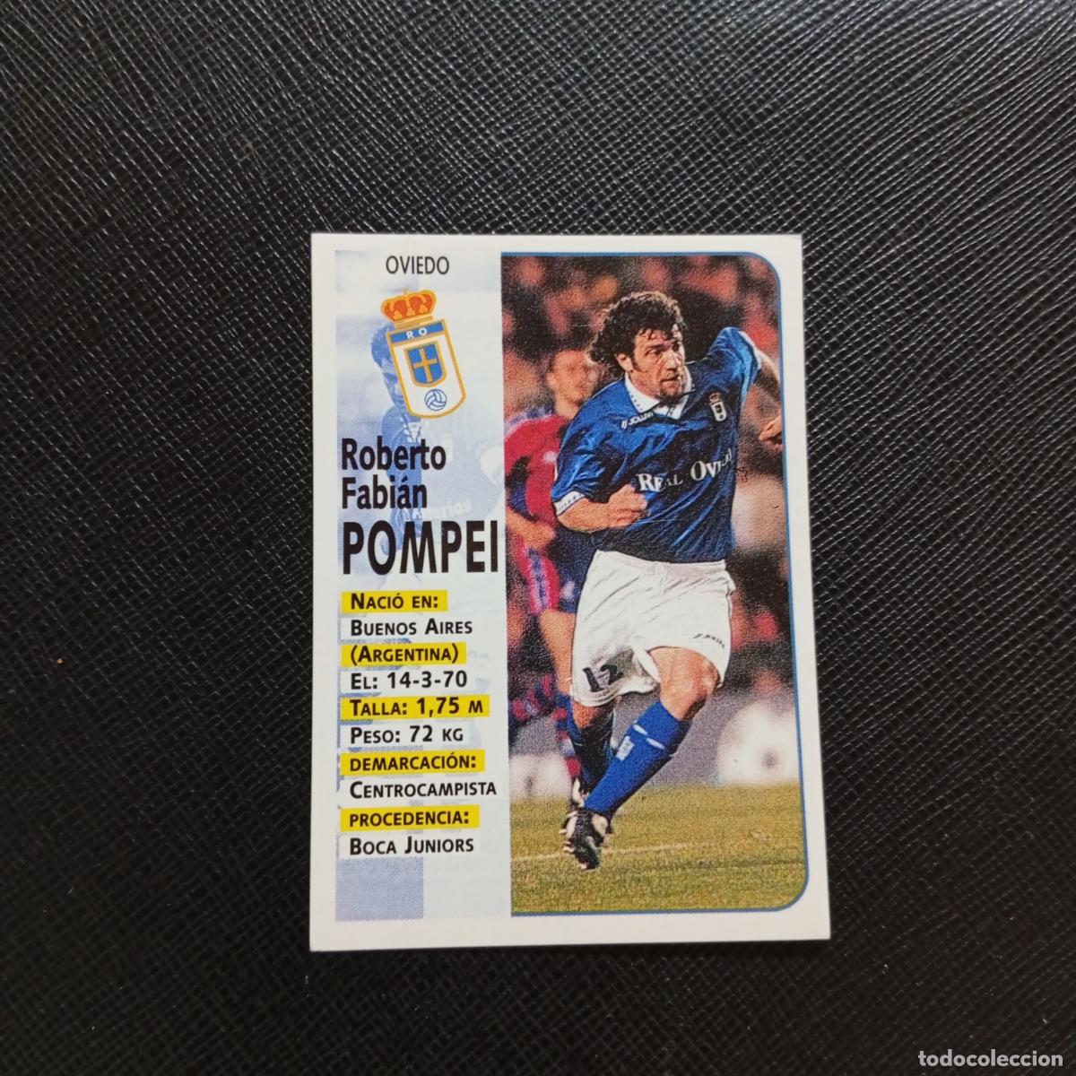 Cromos de F&uacute;tbol: 364 POMPEI OVIEDO PANINI 1998 1999 FUTBOL CROMO 98 99 - SIN PEGAR - A115 PG298