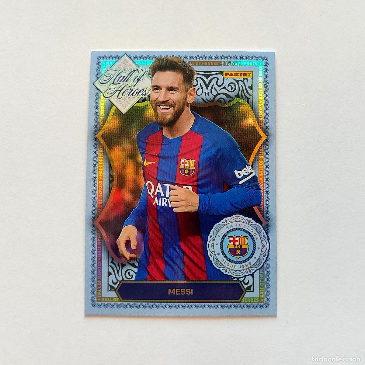 Cromos de F&uacute;tbol: Lionel Messi Hall Of Heroes Panini Club FC Barcelona 2025/2026