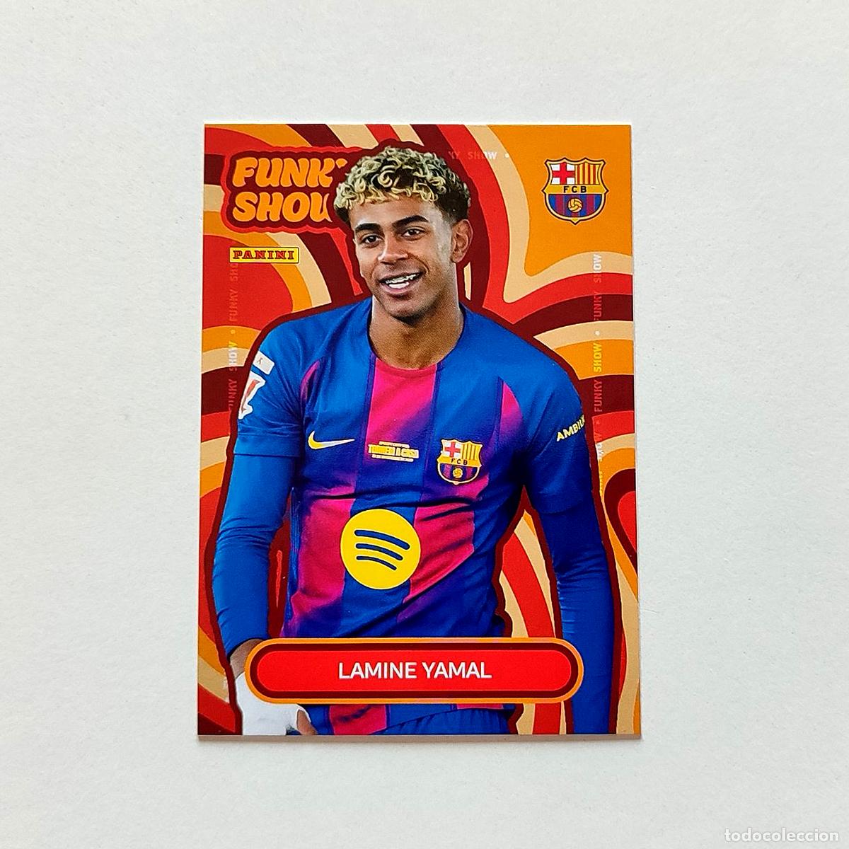 Cromos de F&uacute;tbol: Lamine Yamal Funky Show Panini Club FC Barcelona 2025/2026