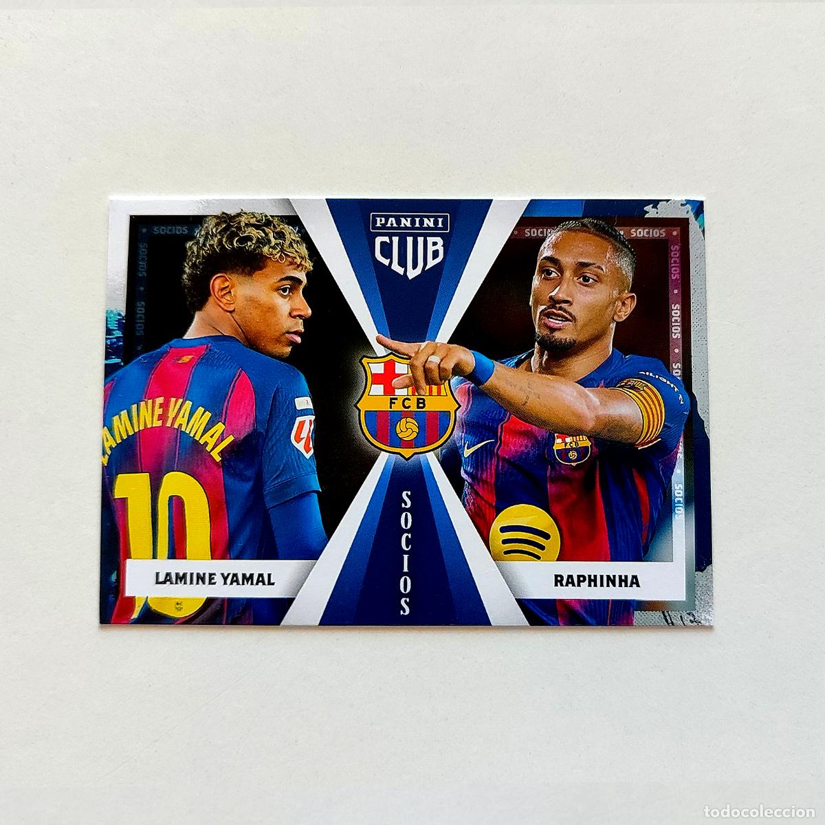 Cromos de F&uacute;tbol: Lamine Yamal - Rapinha Socios Panini Club FC Barcelona 2025/2026