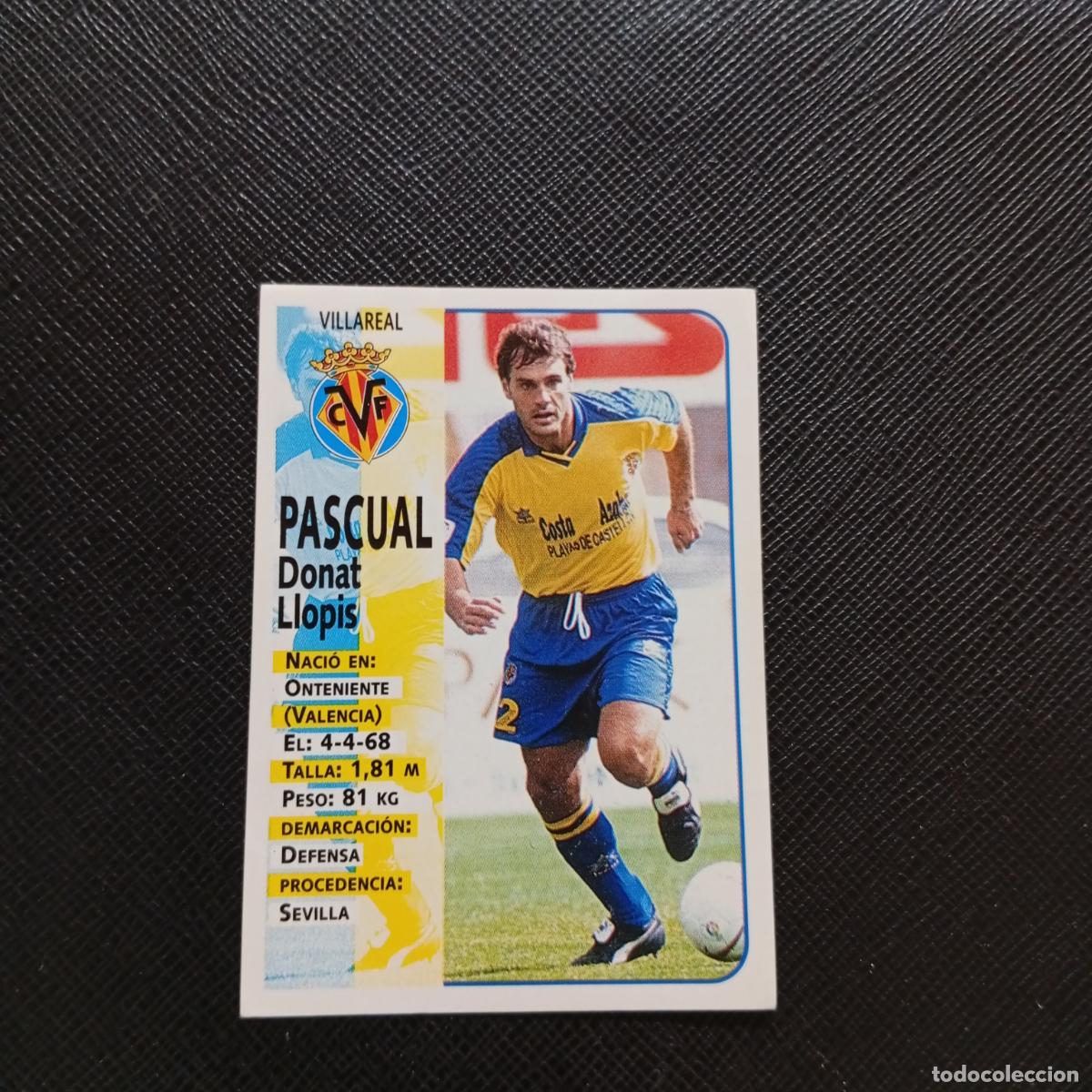 Cartes &agrave; collectionner de Football: 373 PASCUAL VILLARREAL PANINI 1998 1999 FUTBOL CROMO 98 99 - SIN PEGAR - A115 PG325